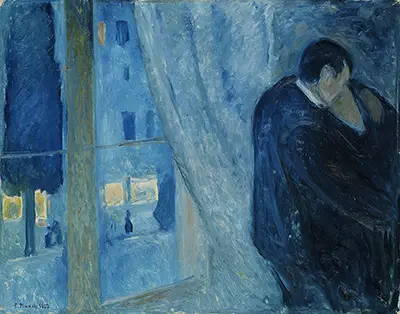 Kiss by the Window Edvard Munch